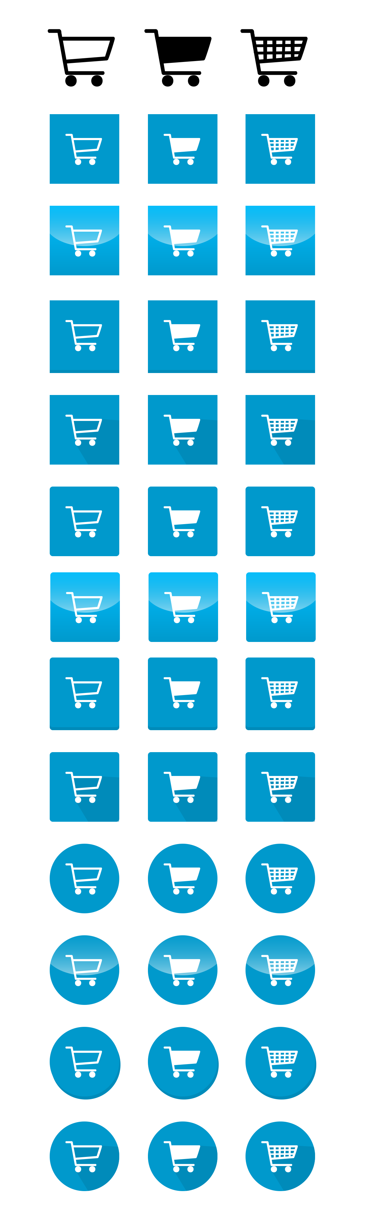 Free Cart Icon Vector Graphic Pack