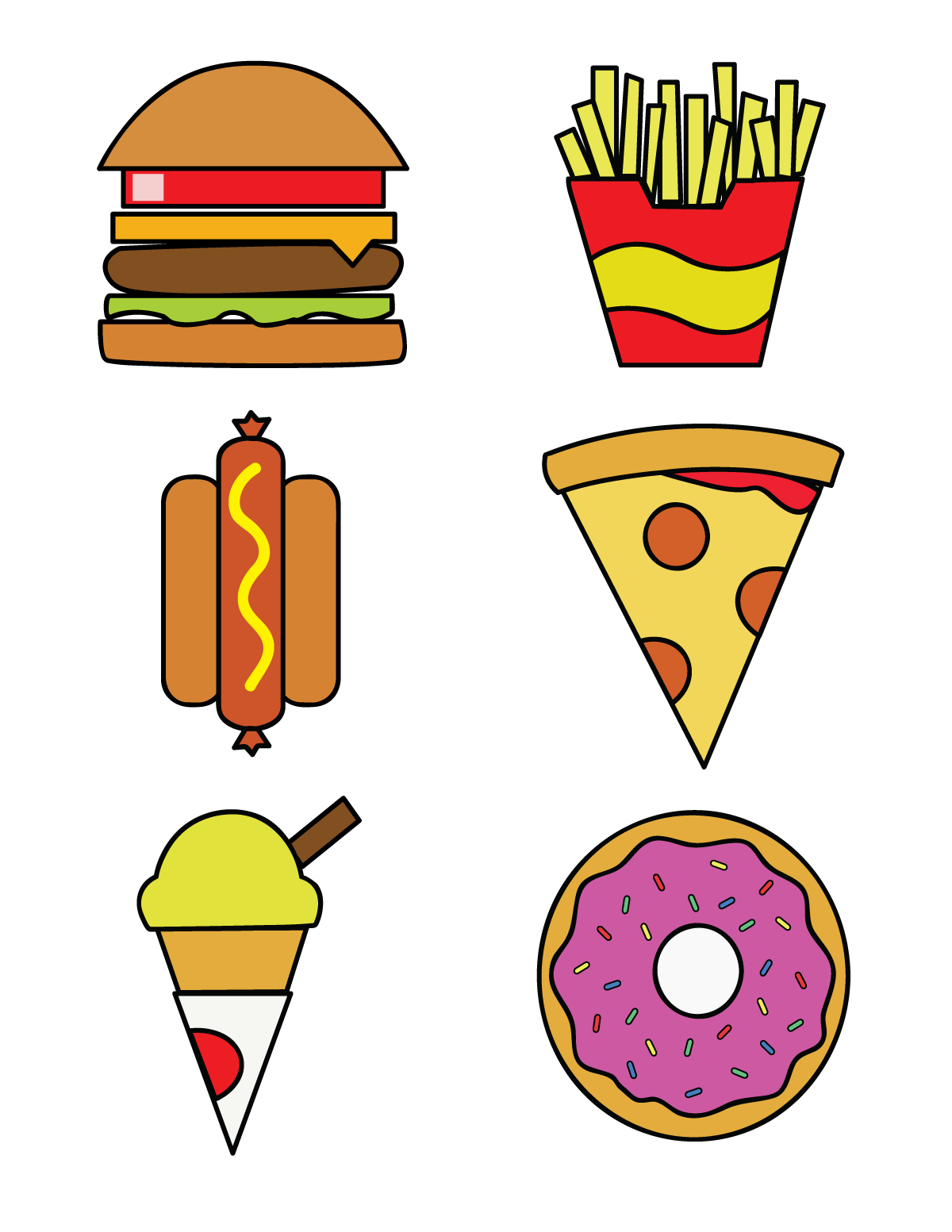 Free Fast Food Vector Graphics