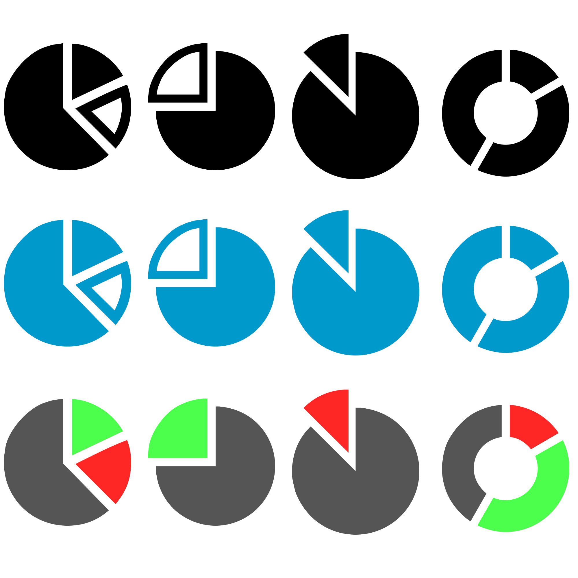 Free Pie Chart Graphic Pack