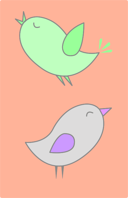 Free Spring Bird Graphics PSD