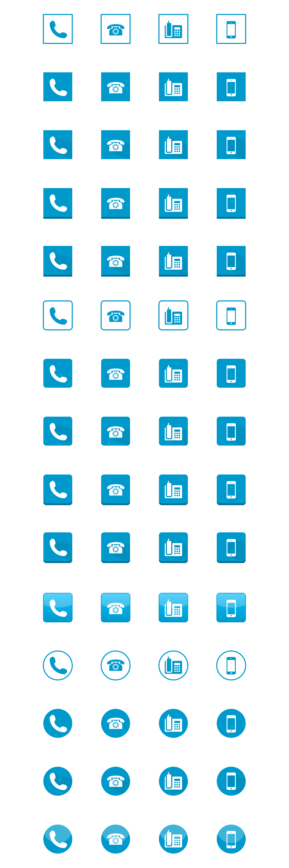 Phone Icon Megapack PSD