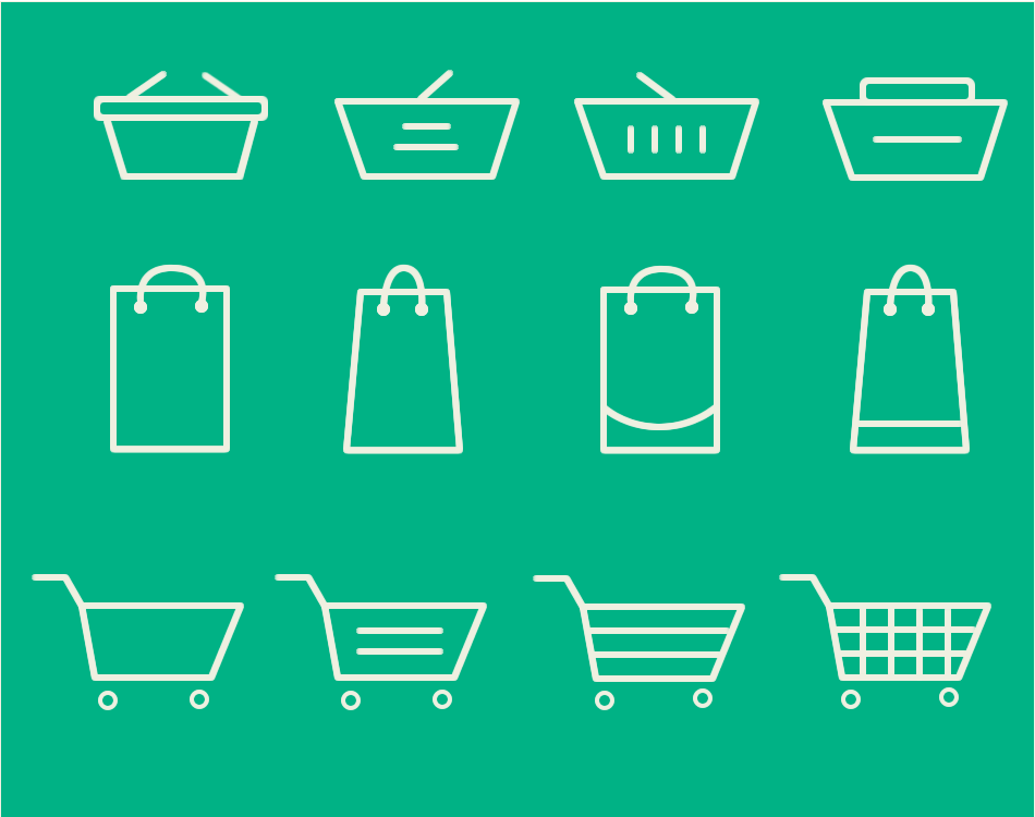 Free Shopping Icons PSD